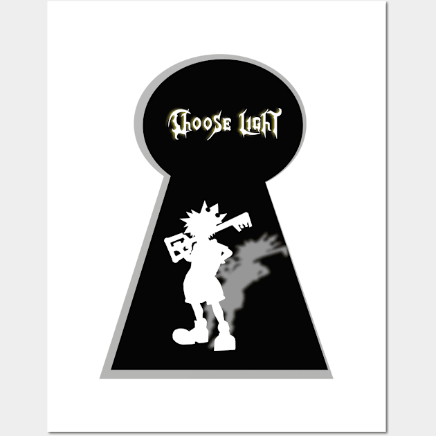 Kingdom Hearts - Choose Light Wall Art by José Ruiz